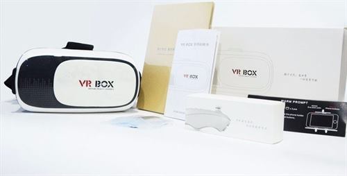ערכת VR-Box מלאה.  משקפיים + שלט + אוזניות + ערכת ניקוי.